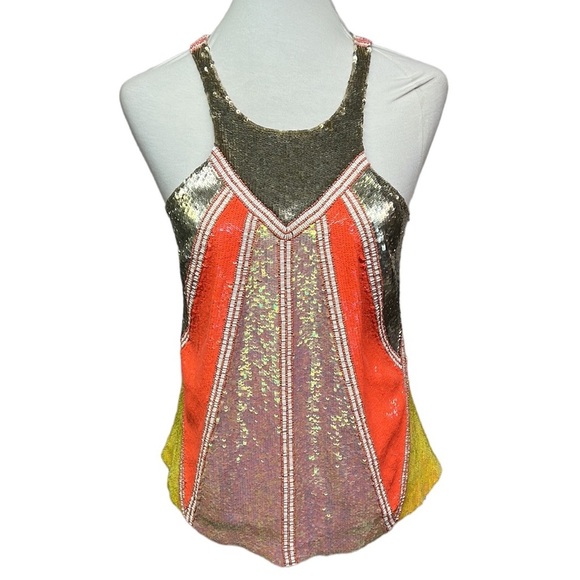 All Saints Jada Sequins Blouse - Picture 2 of 7